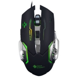 Mouse USB Shot Gaming Pro Series SHOP-SUP-GM08 3600Dpi 6D Iluminacin RGB 7 Colores