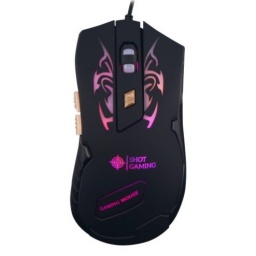 Mouse USB Shot Gaming Pro Series SHOP-SUP-GM06 3600Dpi 6D Iluminacin RGB 7 Colores