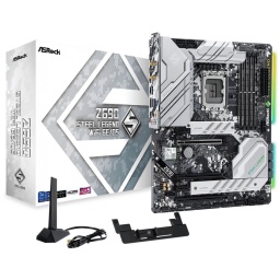 Motherboard ASRock Z690 Steel Legend WiFi 6E/D5 Intel LGA1700 DDR5 M.2 Polychrome RGB PCIe 5.0