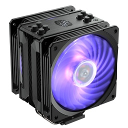 Disipador Fan Cooler de Aire para CPU Cooler Master Hyper 212 Black Edition ARGB Gaming Intel  AMD