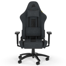Silla Gamer Corsair TC100 Relaxed Fabric Tela Comoda y Duradera 120Kg - Gris y Negro