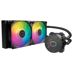 Water Cooling Refrigeracion Lquida Cooler Master Masterliquid 240L Core 2x120mm ARGB - Negro