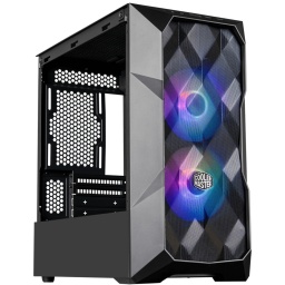 Gabinete Gamer Cooler Master MasterBox TD300 Mesh Mini Tower ARGB Vidrio Templado FineMesh - Negro