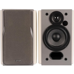 Parlantes 2.0 Edifier R1380DB con Control Remoto y Bluetooth 5.0 de Madera MDF 42W RMS Monitor Estudio - Blanco