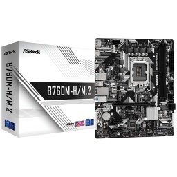 Motherboard ASRock B760M-HM.2 LGA1700 DDR5 XMP y EXPO Intel Gen. 121314 M.2 mATX