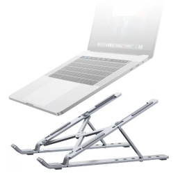 Soporte Elevador para Notebooks Unitek OT155SL de Aluminio Plegable