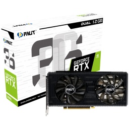 Tarjeta de Video Palit GeForce RTX 3060 Dual 12GB GDDR6 192bit HDMI/D-Port
