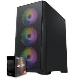 PC Gamer AMD Ryzen 9 5900X B550 32GB DDR4 1TB SSD M.2 NVMe Video Radeon RX 7800 XT 16GB GDDR6
