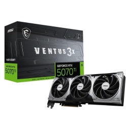 Tarjeta de Video MSI GeForce RTX 5070 Ti 16GB GDDR7 Ventus 3X OC DLSS 4