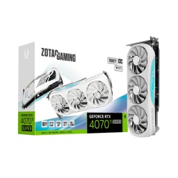 Tarjeta de Video Zotac GeForce RTX 4070 Ti Super 16GB  Trinity OC White GDDR6X