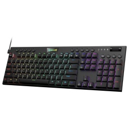 Teclado Mecanico Redragon Horus K619 RGB FS Negro Switch Red Espaol Cableado