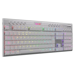 Teclado Inalambrico Redragon Horus FS Blanco RGB Switch RED