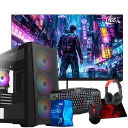 PC Gamer Intel Core i9-11900F 32GB 1TB NVMe Video Radeon RX 580 8GB + Monitor Gaming 24'' Full HD 165Hz
