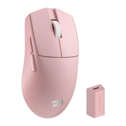 Mouse Gamer Inalambrico Redragon King Pro M916 4K Ultraliviano 26000 DPI Rosado