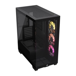 Gabinete Gamer Corsair 3500X ARGB Mid Tower ATX Doble Vidrio