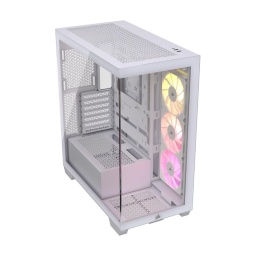 Gabinete Gamer Corsair 3500X ARGB Mid Tower ATX Doble Vidrio Negro