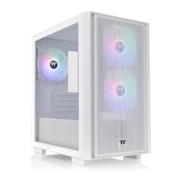 Gabinete Gamer Thermaltake Versa H16 TG ARGB M-ATX + 3 fanes 120mm Blanco