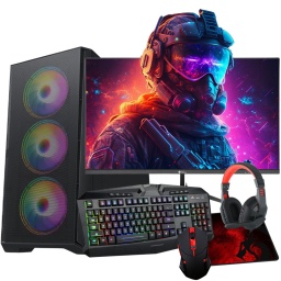 PC Gamer AMD Ryzen 3 3200G 32GB DDR4 1TB SSD Vega 8 Graphics + Monitor 27'' Full HD 75Hz + Combo