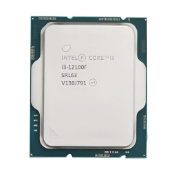 Micro Procesador CPU Intel Core i3-12100F Socket LGA 1700 Generacion 12 (Nuevo Tray)