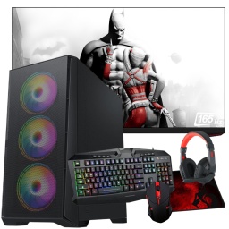 PC Gamer AMD Ryzen 3 3200G 16GB DDR4 256GB SSD Vega 8 Graphics + Monitor Gaming 24'' Full HD 165Hz + Combo