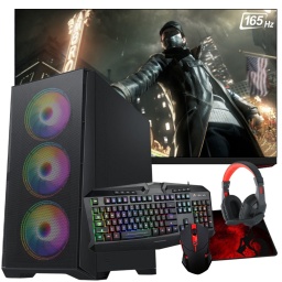 PC Gamer AMD Ryzen 7 5700G 8 Ncleos 32GB 1TB NVMe Grficos AMD Vega 8 2100MHz + Monitor Gaming 27'' Full HD 165Hz