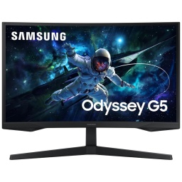 Monitor Curvo Gaming LED VA Samsung Odyssey G5 LS27CG552ELXZX 27'' QHD 165Hz 1000R 1ms FreeSync HDR10