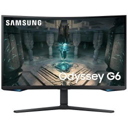 Monitor Curvo Gaming LED VA Samsung Odyssey G6 27'' QHD 240Hz LS27BG650ELXZS 1000R FreeSync Premium Pro Smart