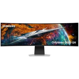 Monitor Curvo Gaming OLED Samsung Odyssey G9 49'' Doble QHD 240Hz LS49CG954SNXZA 1800R HDR10+ 0,3 ms UltraWide