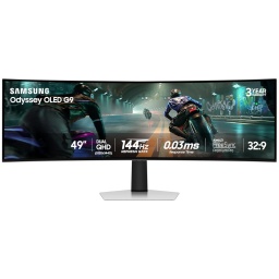 Monitor Curvo Gaming OLED Samsung Odyssey G9 49'' Doble QHD 144Hz LS49DG910SNXZA 1800R HDR10+ 0,3 ms UltraWide