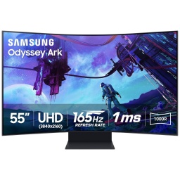 Monitor Curvo Gaming LED VA Samsung Odyssey Ark 55'' 4K UHD 165Hz LS55CG970NNXGO 1000R HDR10+ 1ms
