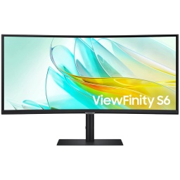 Monitor Curvo LED VA Samsung ViewFinity S6 S65UC 34'' Ultra WQHD 100Hz LS34C650UANXGO HDR10 1000R