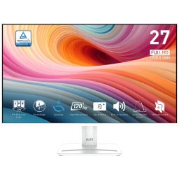Monitor LED IPS MSI Pro MP275W E2 27" Full HD 120Hz 1ms Blanco