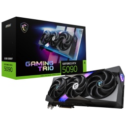 Tarjeta de Video MSI GeForce RTX 5090 32GB GDDR7 Gaming Trio OC 512-bit DLSS 4 PCIe Gen5