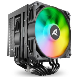 Disipador Fan Cooler para CPU Sharkoon A60 RGB AIR Intel y AMD