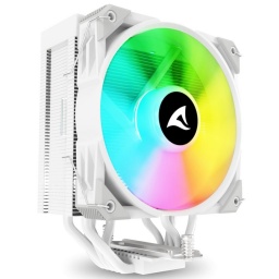 Disipador Fan Cooler para CPU Sharkoon A50 RGB Intel y AMD - Blanco