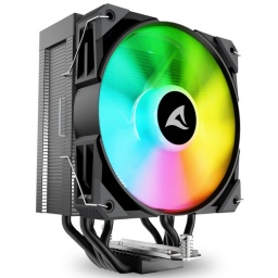 Disipador Fan Cooler para CPU Sharkoon A50 RGB Intel y AMD - Negro