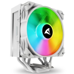 Disipador Fan Cooler para CPU Sharkoon A40 RGB Intel y AMD - Blanco
