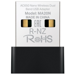 Adaptador WiFi Mercusys MA30N AC650 Nano USB