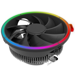 Disipador Fan Cooler de Aire para CPU Gamemax Gamma 200 Negro ARGB Intel y AMD