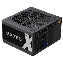 Fuente Gamemax GX-750 Modular 750W 80 Plus Gold con Ventilador inteligente 12cm - Negro