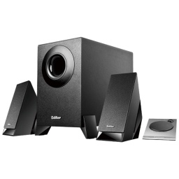 Parlantes 2.1 Edifier M1360 con Subwoofer 4 AUX 3.5mm - Negro