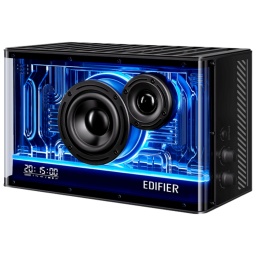Parlante Edifier QD35 Tabletop RGB con Carga TurboGaN - Negro