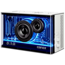 Parlante Edifier QD35 Tabletop RGB con Carga TurboGaN - Blanco