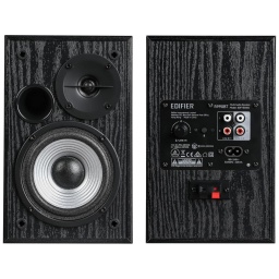 Parlantes 2.0 Edifier R990BT Bluetooth 5.4 Madera MDF (Negro) 24W RMS Dual RCA