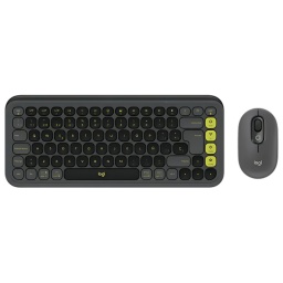 Combo Inalambrico Teclado y Mouse Logitech Pop Icon - Grafito