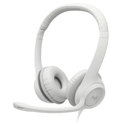 Auriculares Logitech H390 con Suspension de Ruido USB Blanco
