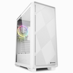 Gabinete Sharkoon VS8 RGB Panel Vidrio 3 Fan 120mm - Blanco