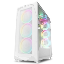 Gabinete Gamer Sharkoon REV300 7Fanes Incluidos E-ATX Blanco