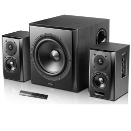 Parlante 2.1 Edifier S351DB 150W Bluetooth c Control Madera