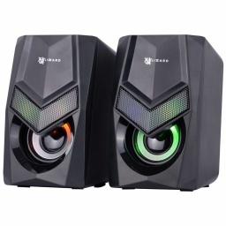 Parlantes X-Lizzard XZZ-SP-01 6W RGB USB - Negro